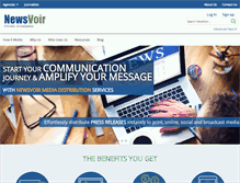 Tablet Screenshot of newsvoir.com